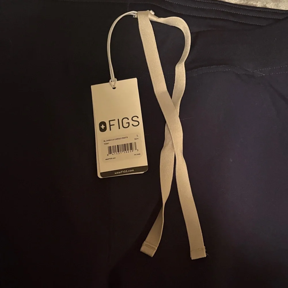 Figs Men’s Stretch Scrub Pants - Navy Blue